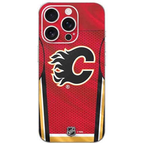 NHL Calgary Flames Home Jersey iPhone 16 Pro Skin