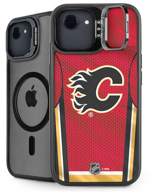 NHL Calgary Flames Home Jersey iPhone 16e Kickstand Case