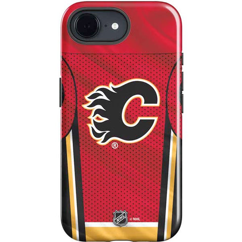 NHL Calgary Flames Home Jersey iPhone 16e Impact Case