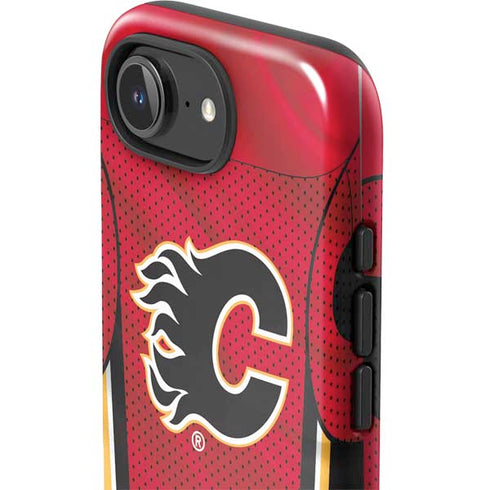 NHL Calgary Flames Home Jersey iPhone 16e Impact Case