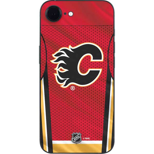 NHL Calgary Flames Home Jersey iPhone 16e Skin