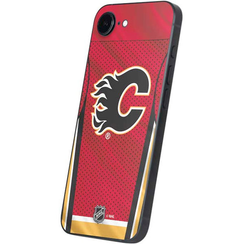 NHL Calgary Flames Home Jersey iPhone 16e Skin