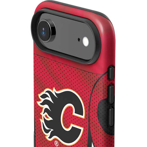 NHL Calgary Flames Home Jersey iPhone 17 Air Impact Case