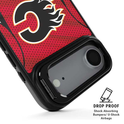 NHL Calgary Flames Home Jersey iPhone 17 Air Kickstand Case
