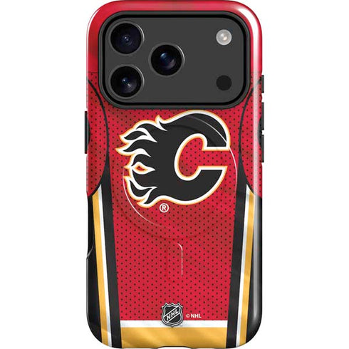 NHL Calgary Flames Home Jersey iPhone 17 Pro Magsafe Impact Case