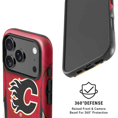 NHL Calgary Flames Home Jersey iPhone 17 Pro Magsafe Impact Case