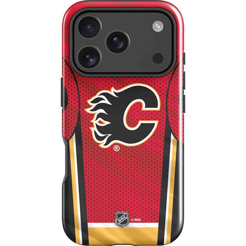 NHL Calgary Flames Home Jersey iPhone 17 Pro Max Impact Case