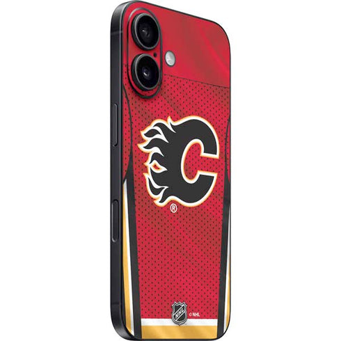 NHL Calgary Flames Home Jersey iPhone 17 Skin
