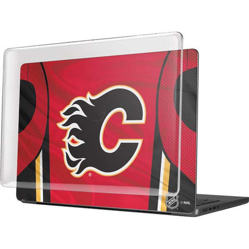 NHL Calgary Flames Home Jersey MacBook Pro 14in (2021-24) Case plus Skin