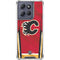 NHL Calgary Flames Home Jersey Moto G 5G (2025) Clear Case