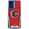 NHL Calgary Flames Home Jersey Moto G 5G (2024) Clear Case