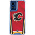 NHL Calgary Flames Home Jersey Moto G 5G (2024) Clear Case