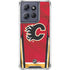 NHL Calgary Flames Home Jersey Moto G Play 5G (2025) Clear Case