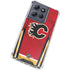 NHL Calgary Flames Home Jersey Moto G Power 5G (2025) Clear Case