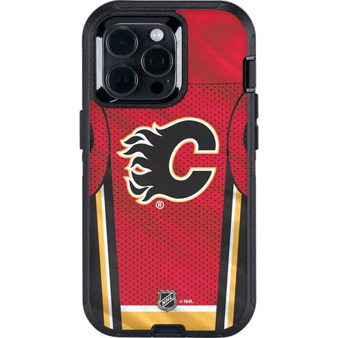 NHL Calgary Flames Home Jersey Otterbox Defender iPhone Skin