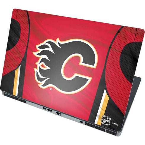 NHL Calgary Flames Home Jersey Dell Precision Skin