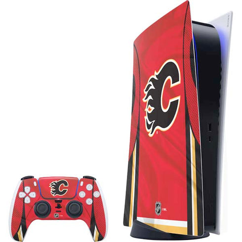 NHL Calgary Flames Home Jersey PlayStation PS5 Skins