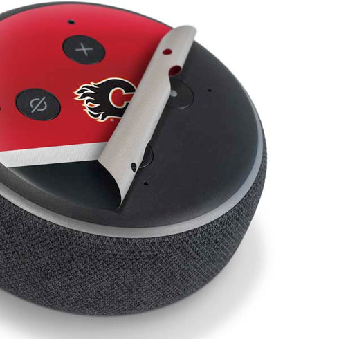 NHL Calgary Flames Jersey Amazon Echo Dot Skin