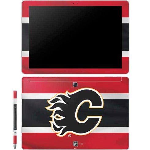 NHL Calgary Flames Jersey Galaxy Book 12in Skin