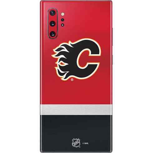 NHL Calgary Flames Jersey Galaxy Note 10 Plus Skin