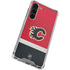 NHL Calgary Flames Jersey Galaxy S24 FE Clear Case