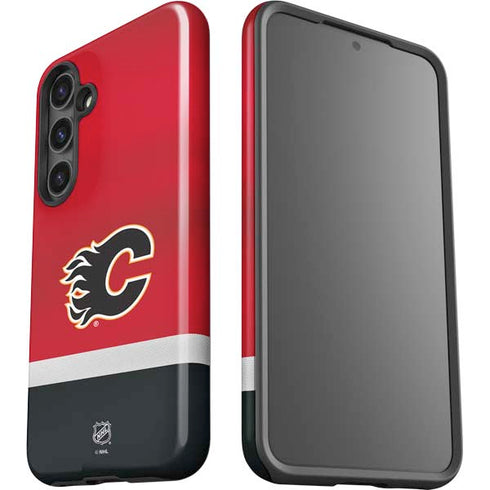 NHL Calgary Flames Jersey Galaxy S25 Plus Impact Case