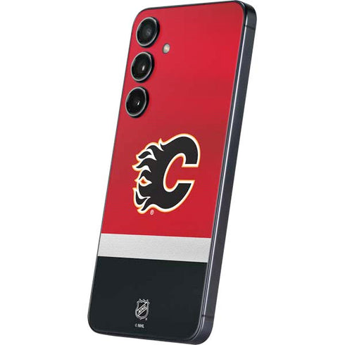 NHL Calgary Flames Jersey Galaxy S25 Plus Skin