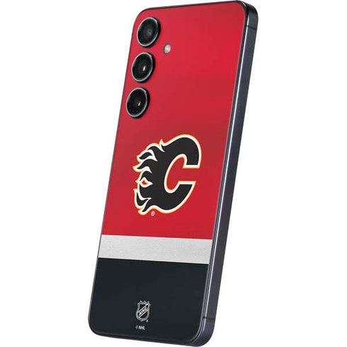 NHL Calgary Flames Jersey Galaxy S25 Skin