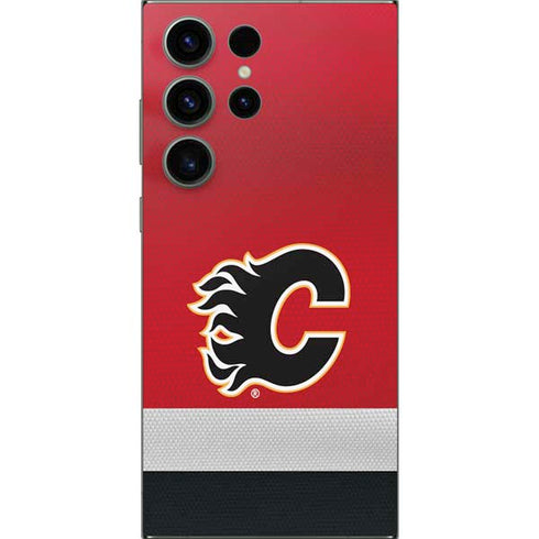 NHL Calgary Flames Jersey Galaxy S25 Ultra Skin
