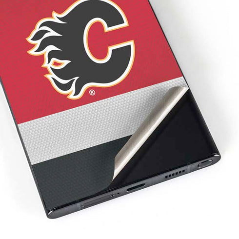 NHL Calgary Flames Jersey Galaxy S25 Ultra Skin