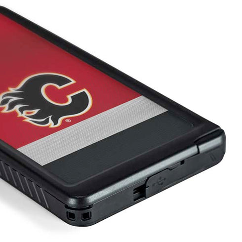 NHL Calgary Flames Jersey Galaxy S24 Ultra Waterproof Case