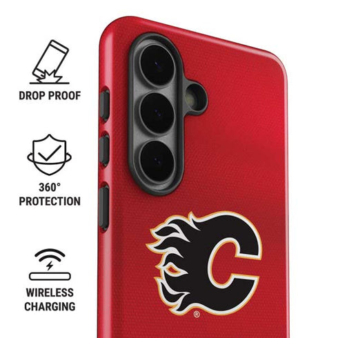 NHL Calgary Flames Jersey Galaxy S26 Plus Impact Case