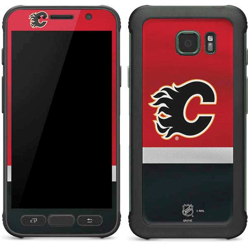 NHL Calgary Flames Jersey Galaxy S7 Active Skin