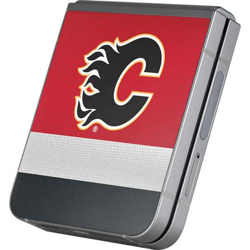 NHL Calgary Flames Jersey Galaxy Z Flip6 Skin