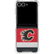 NHL Calgary Flames Jersey Galaxy Z Flip7 Clear Case