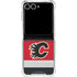 NHL Calgary Flames Jersey Galaxy Z Flip7 Clear Case