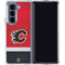 NHL Calgary Flames Jersey Galaxy Z Fold5 5G Clear Case