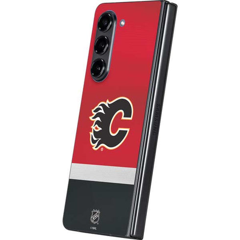 NHL Calgary Flames Jersey Galaxy Z Fold5 5G Skin