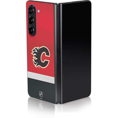 NHL Calgary Flames Jersey Galaxy Z Fold5 5G Skin