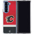 NHL Calgary Flames Jersey Galaxy Z Fold6 Clear Case
