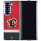 NHL Calgary Flames Jersey Galaxy Z Fold7 Clear Case