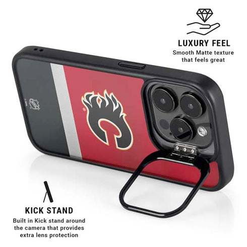 NHL Calgary Flames Jersey iPhone 14 Pro Kickstand Case