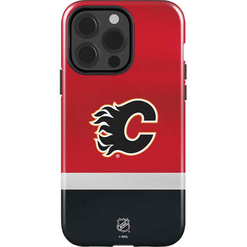 NHL Calgary Flames Jersey iPhone 15 Pro Impact Case