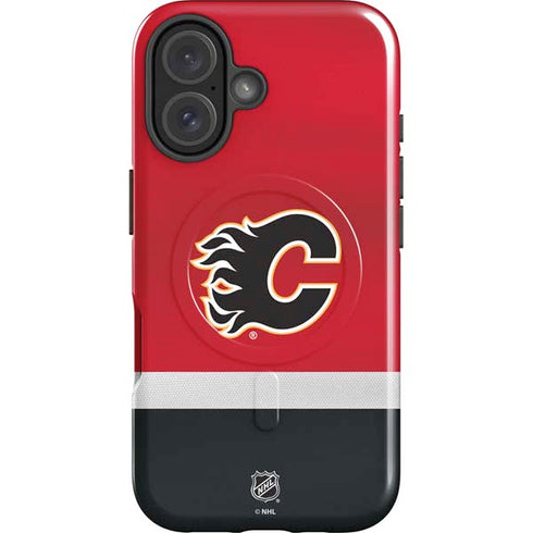NHL Calgary Flames Jersey iPhone 16 Magsafe Impact Case