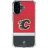 NHL Calgary Flames Jersey iPhone 16 Plus Clear Case