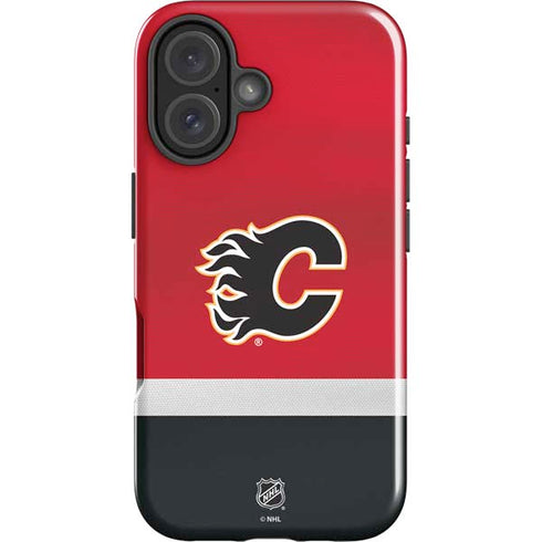 NHL Calgary Flames Jersey iPhone 16 Plus Impact Case