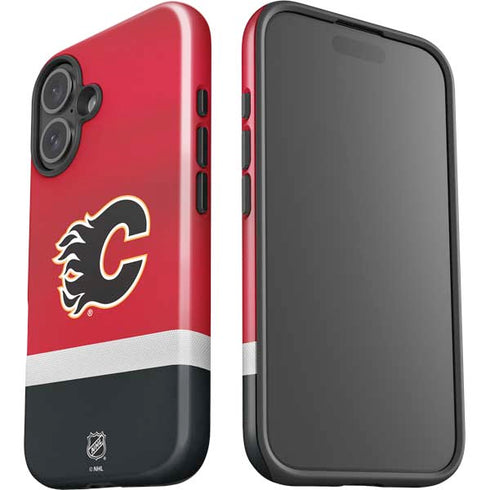 NHL Calgary Flames Jersey iPhone 16 Plus Impact Case