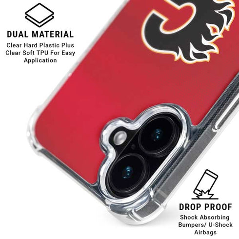 NHL Calgary Flames Jersey iPhone 16 Plus MagSafe Case