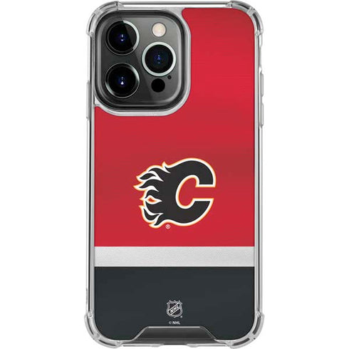 NHL Calgary Flames Jersey iPhone 16 Pro Clear Case