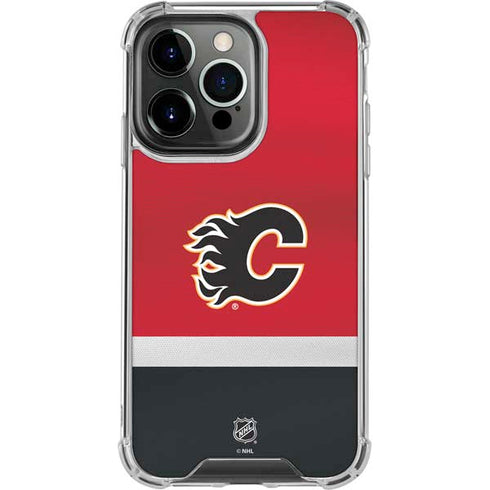 NHL Calgary Flames Jersey iPhone 16 Pro Max Clear Case